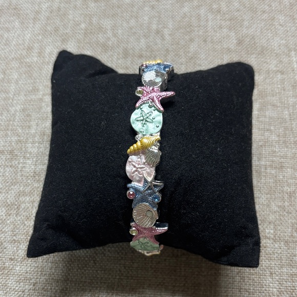 Ocean Charm Bracelet with Starfish and Shells - Picture 2 of 5